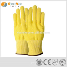 Guantes de corte HPPE de oro de moda para cocina